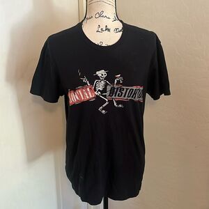 Social Distortion Skeleton Black Summer Tour 2015 Graphic Shirt Band Music Rock